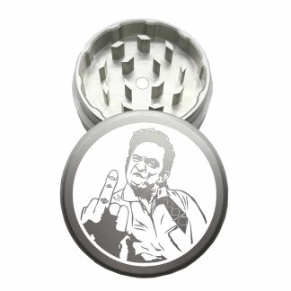 USA Made: Cash 2, The Puck® Grinder, Gen II, Silver, 63mm, 2-Piece