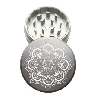 USA Made: Dahlia, The Puck® Grinder, Gen II, Silver, 63mm, 2-Piece