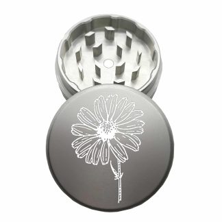 USA Made: Daisy, The Puck® Grinder, Gen II, Silver, 63mm, 2-Piece