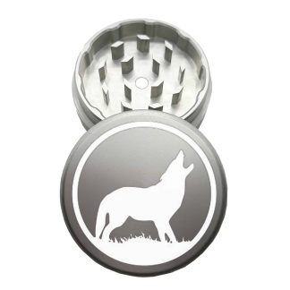 USA Made: Howling, The Puck® Grinder, Gen II, Silver, 63mm, 2-Piece