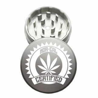 USA Made: Nor Cal Cert, The Puck® Grinder, Gen II, Silver, 63mm, 2-Piece