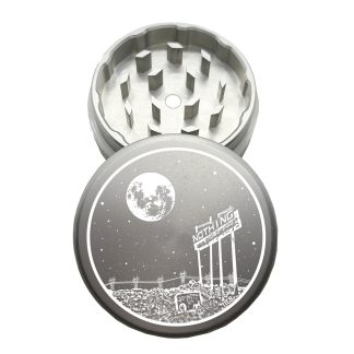 USA Made: Nothing Arizona, The Puck® Grinder, Gen II, Silver, 63mm, 2-Piece