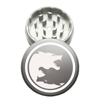 USA Made: Panthers, The Puck® Grinder, Gen II, Silver, 63mm, 2-Piece