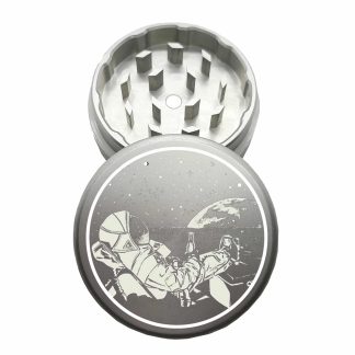 USA Made: PBR, The Puck® Grinder, Gen II, Silver, 63mm, 2-Piece