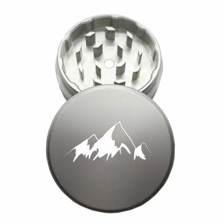 USA Made: Peaks, The Puck® Grinder, Gen II, Silver, 63mm, 2-Piece