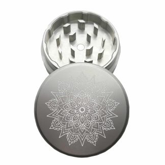 USA Made: Sharktooth, The Puck® Grinder, Gen II, Silver, 63mm, 2-Piece