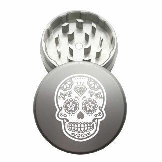 USA Made: DOTD, The Puck® Grinder, Gen II, Silver, 63mm, 2-Piece