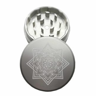 USA Made: Star Mandala, The Puck® Grinder, Gen II, Silver, 63mm, 2-Piece