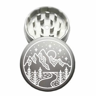 USA Made: Starry Tahoe, The Puck® Grinder, Gen II, Silver, 63mm, 2-Piece