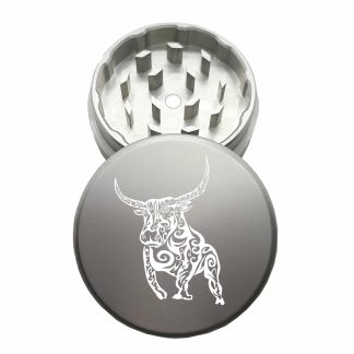 USA Made: Taurus, The Puck® Grinder, Gen II, Silver, 63mm, 2-Piece