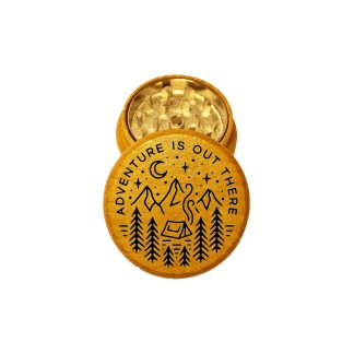 Adventure Mini Wooden Weed Grinder – Compact Wood Herb Grinder