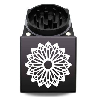 Amaryllis Mandala USA Built Block Weed Grinder – Premium 65mm Herb Mill