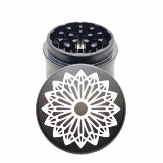 Amaryllis Black Compact Weed Grinder – Best Small Herb Grinder