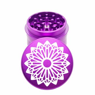 Amaryllis Purple Small Aluminum Weed Grinder – 4 Part Grinder