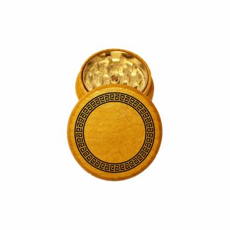 Aztec Mini Wooden Herb Grinder – Pocket Two Piece Wood Grinder