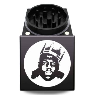 Notorious BIG USA Built Square Weed Grinder – Premium Block Herb Mill
