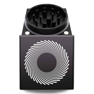Black Hole American Made Square Herb Grinder – Best Dual Piece Weed Mill