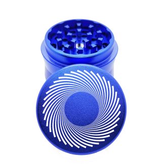 Black Hole Blue Small Herb Grinder – #1 Compact Weed Grinder