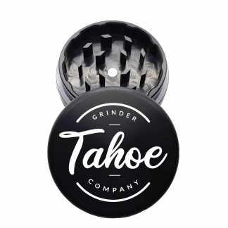 USA Made: TGC Round Logo, The Puck® Grinder, Gen II, Black, 63mm, 2-Piece