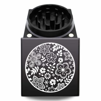 Bloom USA Built Cubed Herb Grinder – Premium Two Piece Weed Mill