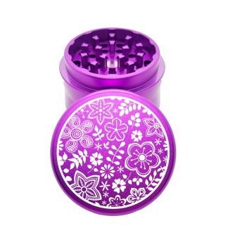 Bloom Purple Aluminum Weed Crusher – Best Pocket Grinder