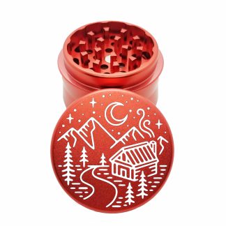 Cabin River Red Mini Herb Crusher – Best Pocket Grinder