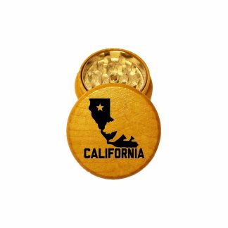 Cali Bear Mini Wood Weed Grinder – Compact Two Piece Herb Grinder