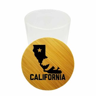 Cali Bear Weed Storage Jar 200ml – Smell Proof Glass Cannabis Container Bamboo Seal