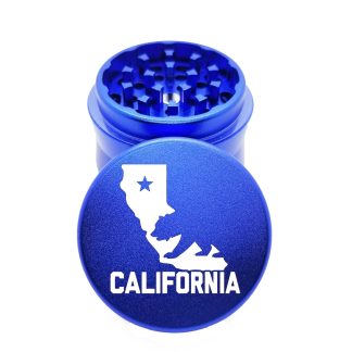 Cali Bear Blue Portable Herb Grinder – Small Metal Grinder