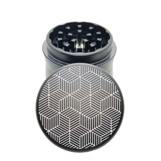 Cubic V2 Black Mini Weed Grinder – Best Compact Herb Grinder