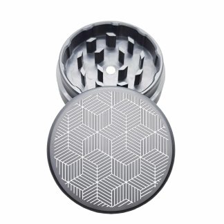 USA Made: Cubic V2, The Puck® Grinder, Gen II, Grey, 63mm, 2-Piece