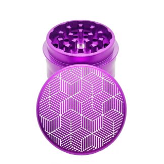 Cubic V2 Purple Mini Weed Grinder – Best Compact Herb Grinder