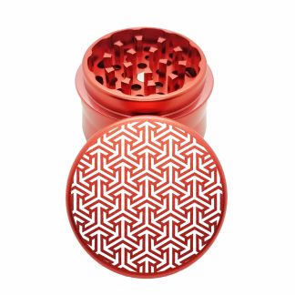 Cubic Red Best Herb Grinder Mini – 4 Piece Crusher