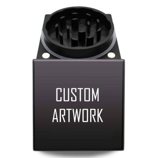 Custom Design American Made Square Weed Grinder – Premium 2pc Herb Crusher