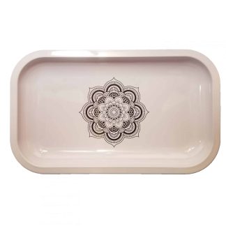 Dahlia Mandala Rolling Tray