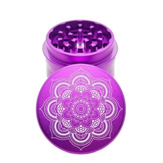 Dahlia Purple Compact Weed Grinder – #1 Small Grinder