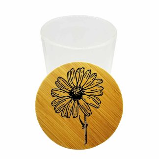 Daisy Weed Stash Glass Jar – Airtight Herb Storage Container 200ml