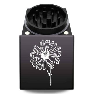 Daisy American Built Large Square Herb Grinder – Best 65mm Weed Crusher