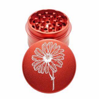 Daisy Red Mini Weed Grinder – Best Pocket Grinder