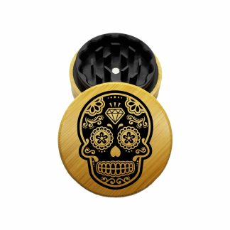 USA Made The Puck® Hybrid™ Grinder: DOTD – 70mm Wooden Herb Grinder | Two Piece Design