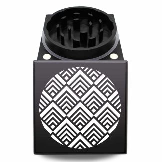 Energy Mandala American Made Square Herb Grinder – Smooth Grinding Large Weed Mill