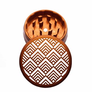 USA Made: Enegry Mandala, The Puck® Grinder, Gen II, Orange, 63mm, 2-Piece