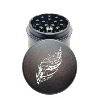 Feather Black Mini Weed Grinder – Best Small Herb Grinder