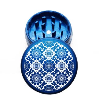 USA Made: Flowers, The Puck® Grinder, Gen II, Blue, 63mm, 2-Piece