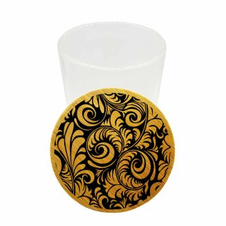 FOMC Cannabis Storage Jar Airtight – 200ml Herb Stash Glass Bamboo Top