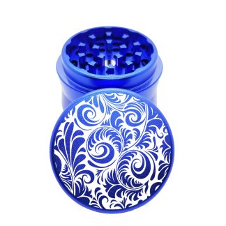 FOMC Blue Portable Herb Grinder – #1 Small Grinder