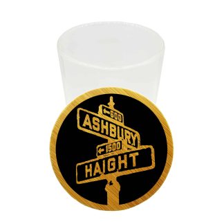 Haight Ashbury Cannabis Jar Airtight – 200ml Herb Storage Bamboo Lid