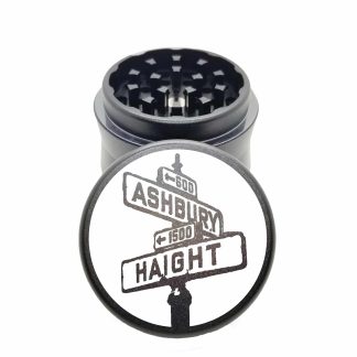 Haight x Ashbury San Francisco Black Mini Weed Grinder – Best Compact Herb Grinder