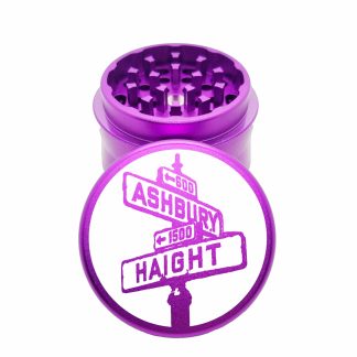 Haight x Ashbury San Francisco Purple Small Aluminum Grinder – Herb Crusher