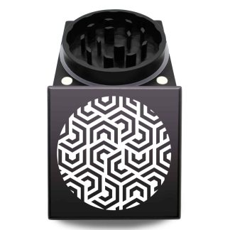 Hexomatic USA Built Square Herb Grinder – Premium 65mm Weed Mill